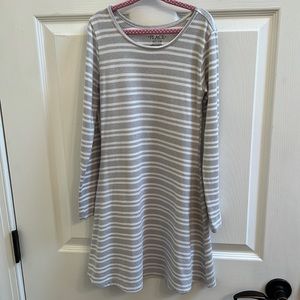 Children’s Place Gray & White Soft Sweater Dress 5/6